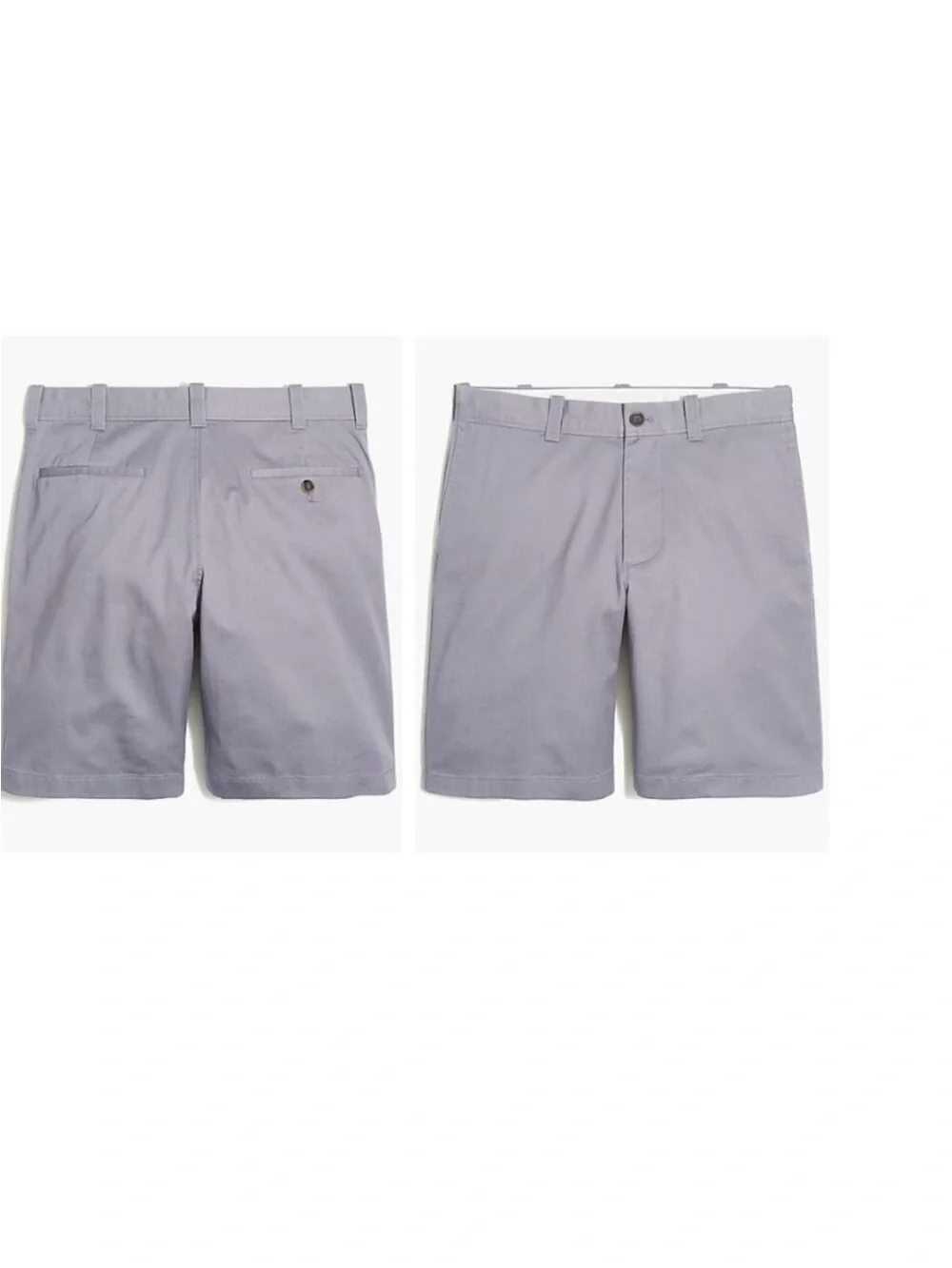 J. Crew 9” Flex Chino Shorts Men’s Gray Cotton Stretch Preppy Casual Size 31